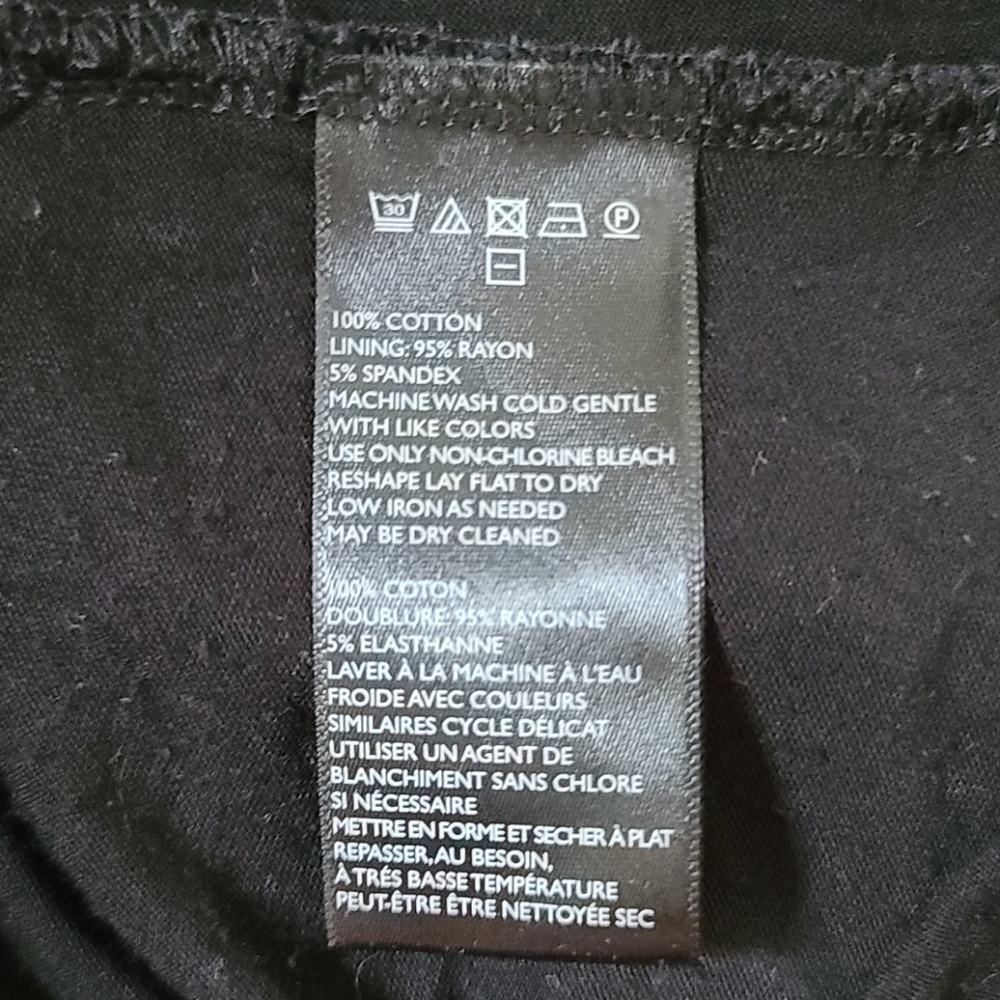 Pins and Needles Cotton Lace Mini Skirt Size Small Black - Picture 5 of 5